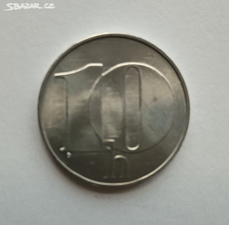 10 Haléř 1992 ražební lesk UNC z minc. balíčku !!