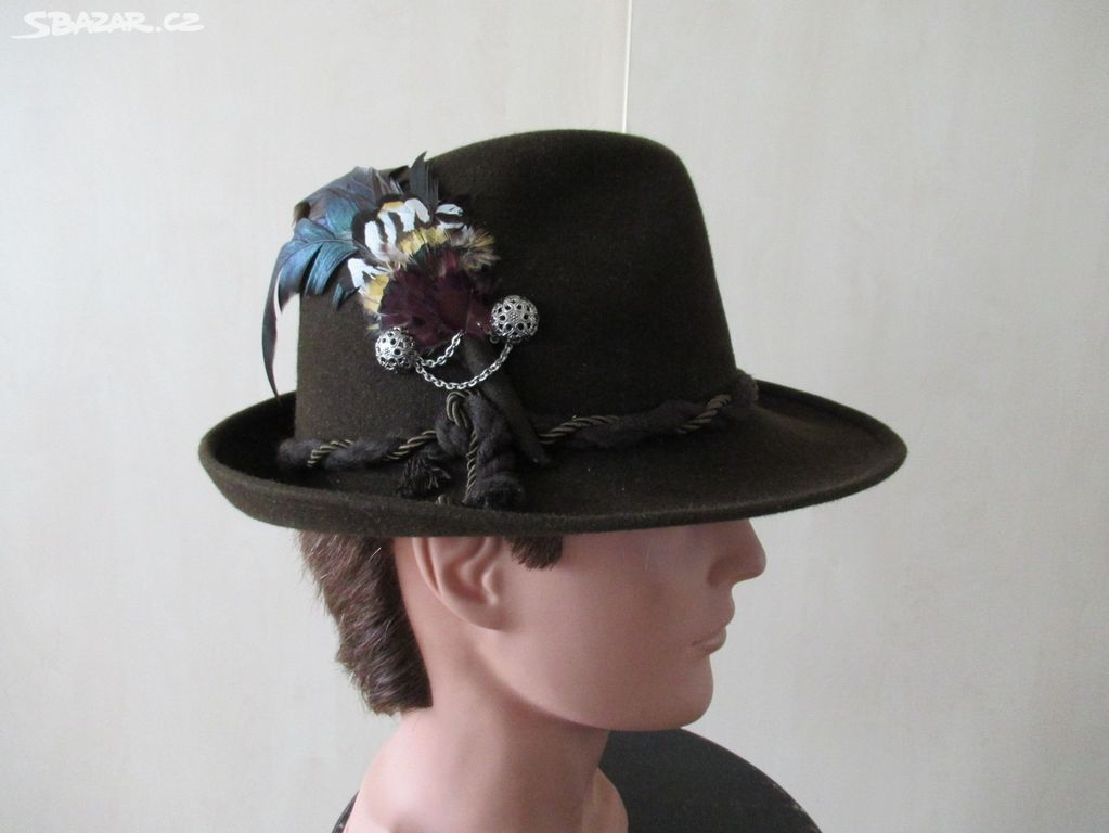 pánský bavorský klobouk A.BIHLER  58