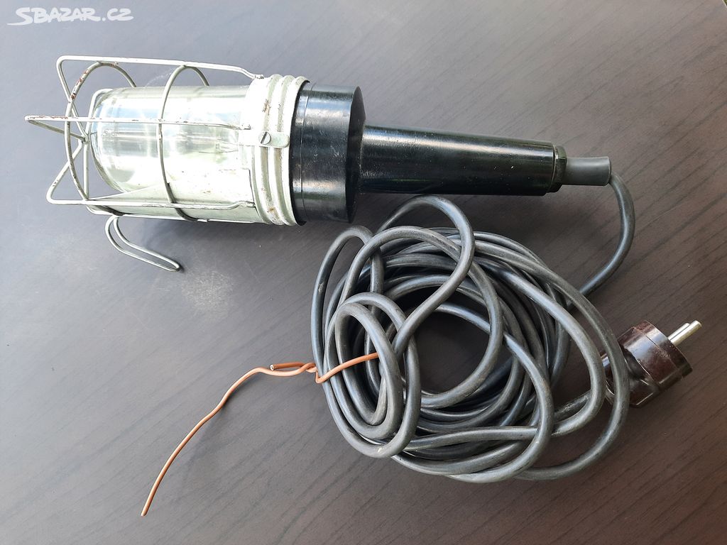 Dílenská lampa-kabel 7 m,lze zaslat