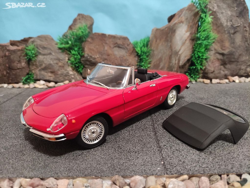 prodám model 1:18 alfa romeo spider veloce 2000 - Chrudim - Sbazar.cz