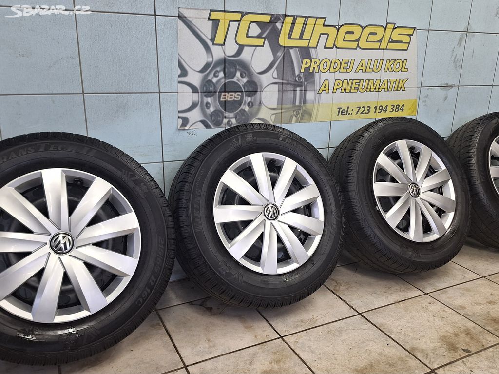 Letní sada R16 5x120 VW T5, T6 pneu 215/65/16 C