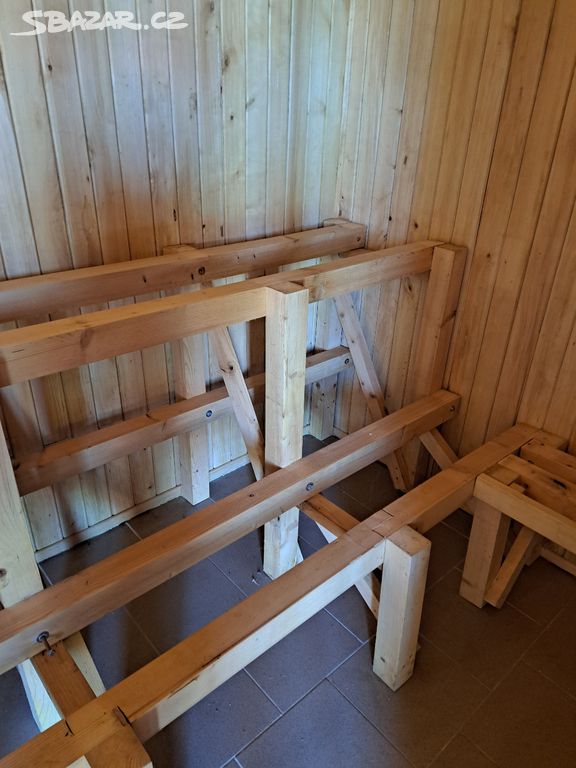 Finská sauna vnitřní - v rozebraném stavu