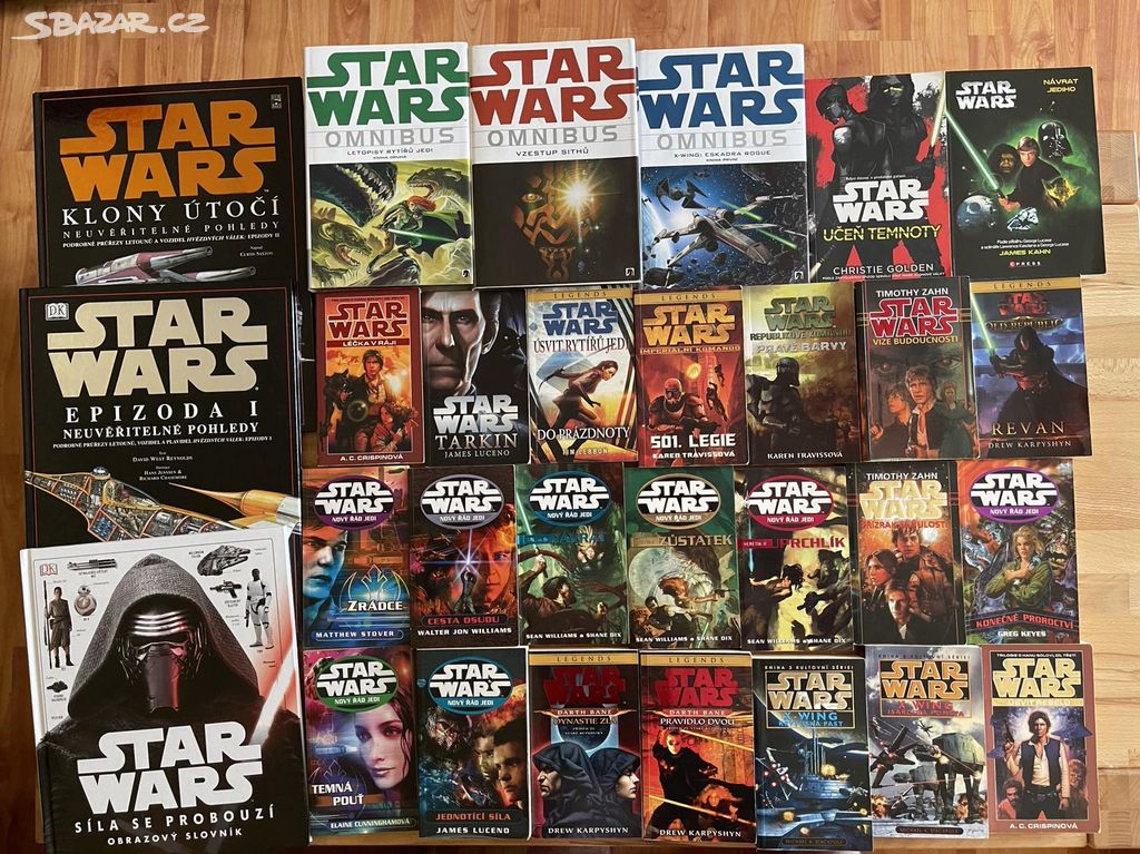 Star Wars Omnibus,Tarkin,Solo,X wing,Nový řád Jedi