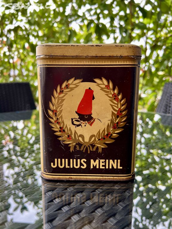 Prvorepubliková plechová dóza - Julius Meinl