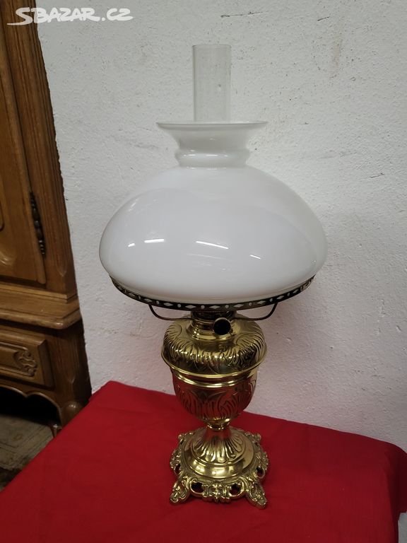 Petrolejová lampa-Francie 1900