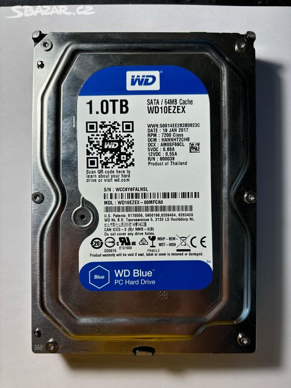 WD BLUE - 1 TB (HDD-DISK)