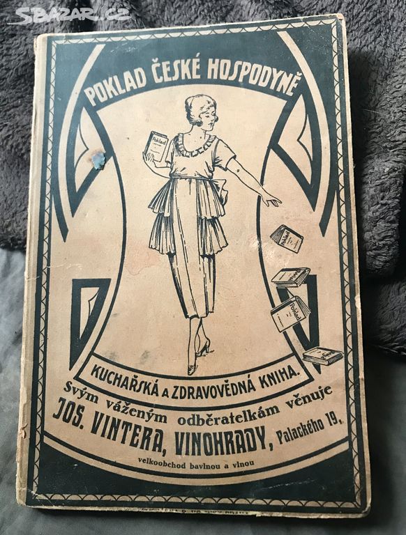 knížka Poklad české hospodyně 1924 Sláva Heranová