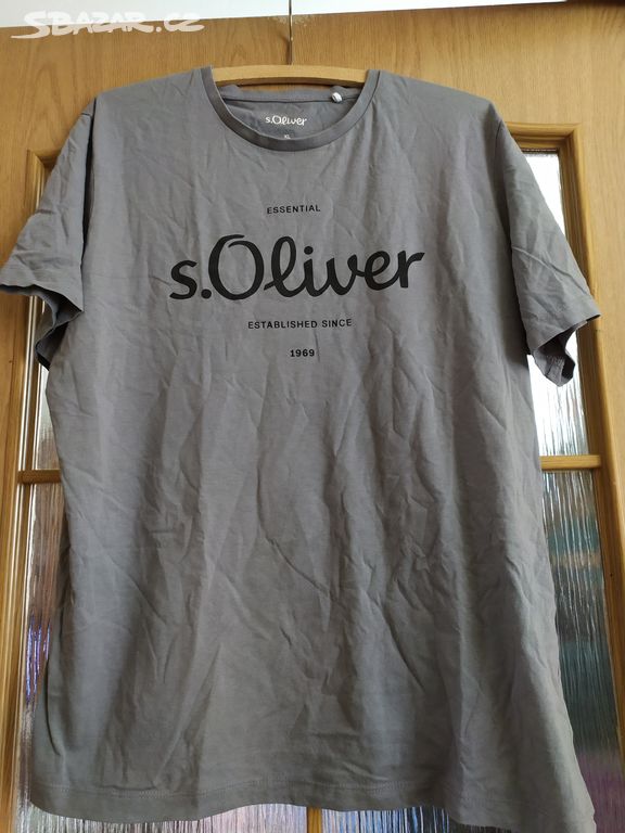 Pánské bavlněné tričko S.Oliver vel.XL
