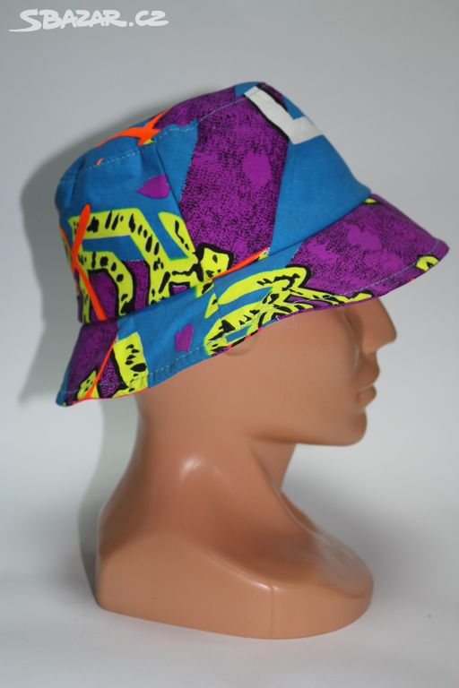 Letní pestrobarevný klobouk, vel.51-52