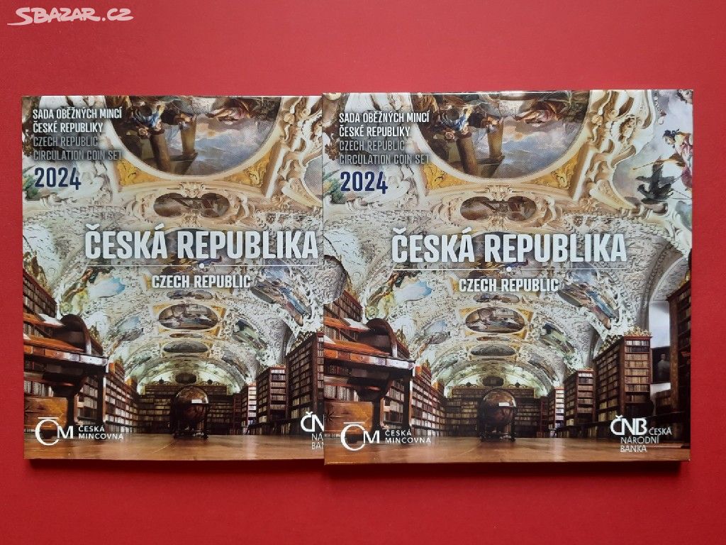 sada oběžných mincí 2024 ČESKÁ REPUBLIKA  TOPSTAV