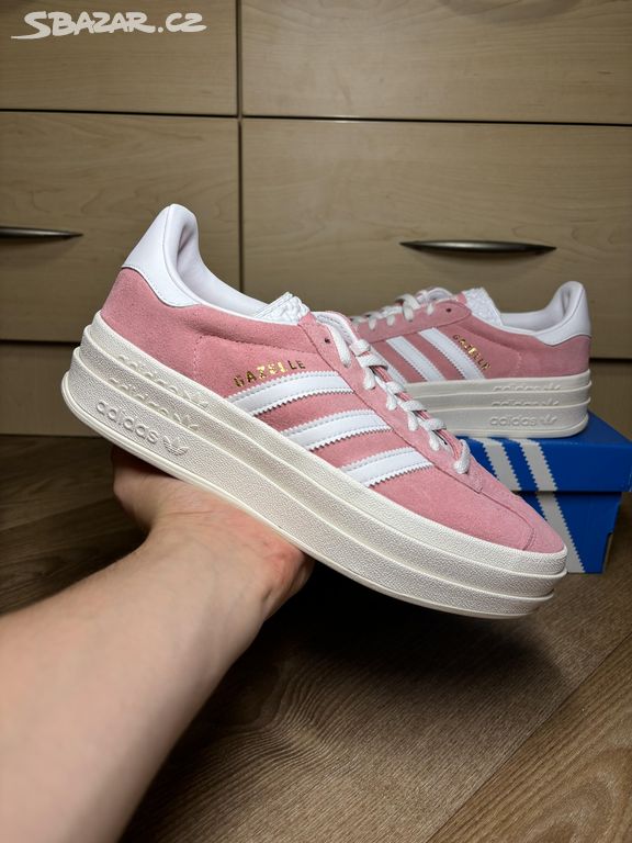 Adidas Gazelle Bold Super Pop Pink 39 1/3