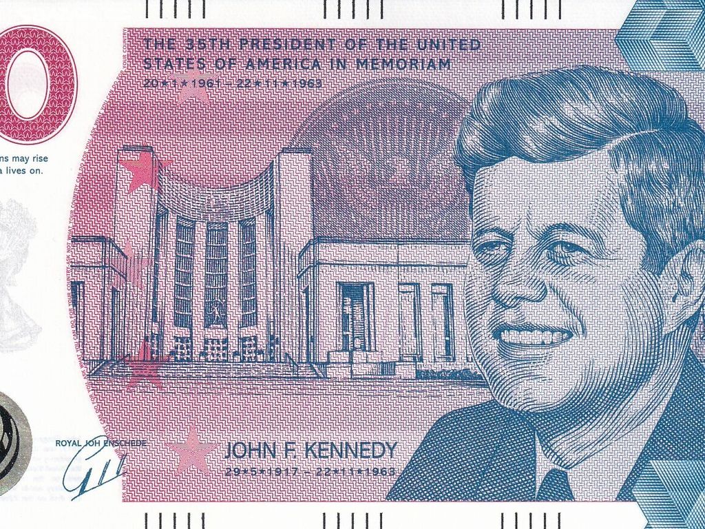 Bankovka 60. výročí zavraždění J.F. Kennedyho UNC