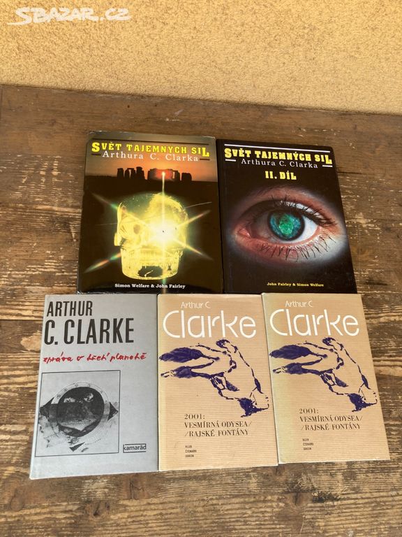 5x kniha Arthur C.Clarke