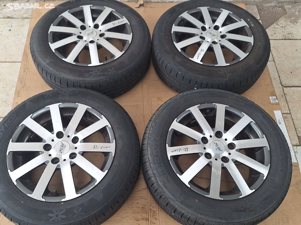 Alu kola Hyundai 15" 5x114,3 pneu 185/65 R15 5-7mm