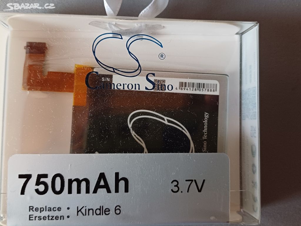 Baterka pro Amazon Kindle 6 750mAh