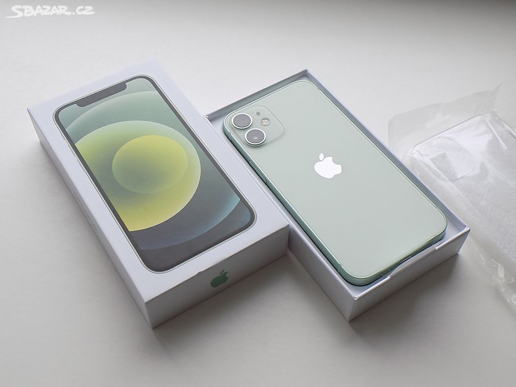 APPLE iPhone 12 mini 256GB Green - ZÁRUKA - TOP