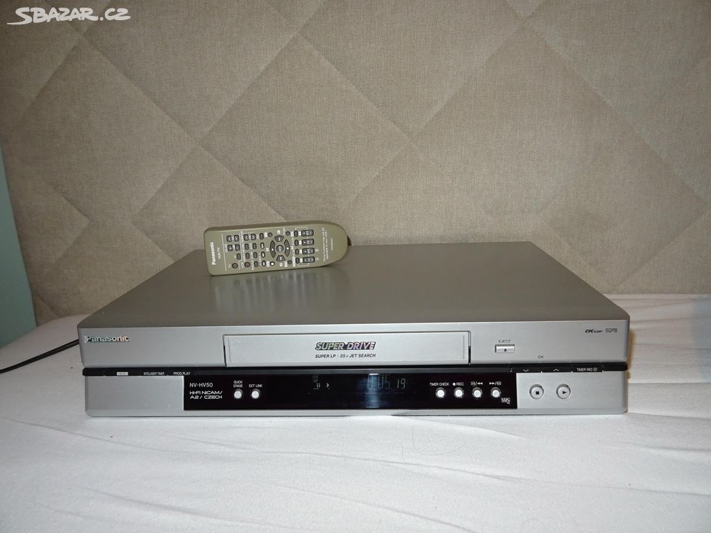 VHS videorekordér PANASONIC NV-HV50, 6 hlav, Hifi