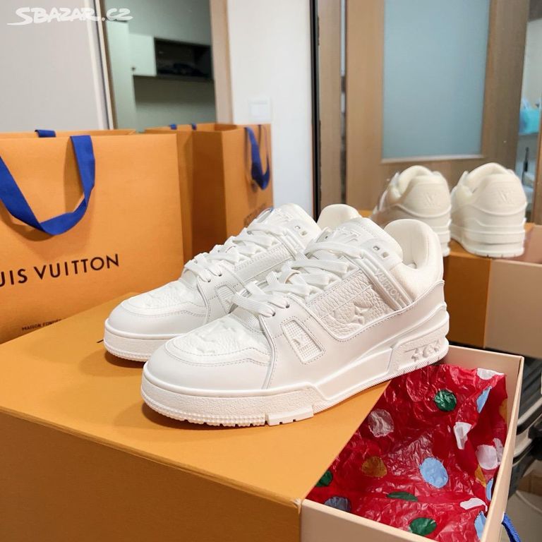 Louis Vuitton tenisky white Komplet balenie