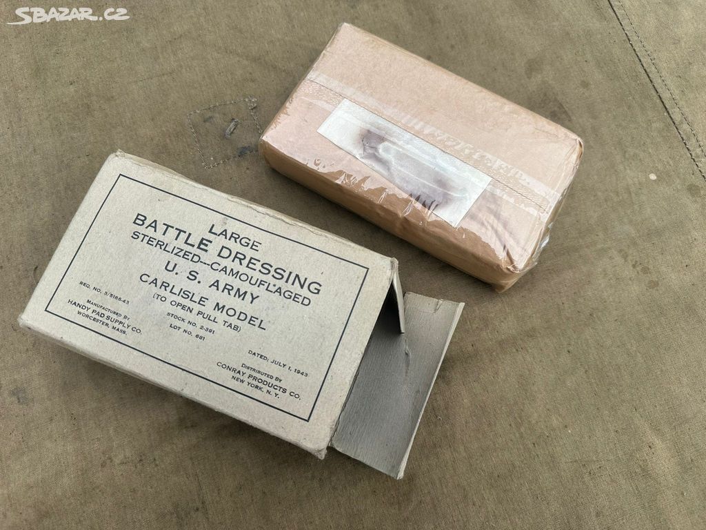 US ARMY | WW2 | First-Aid, Large Battle Dressing