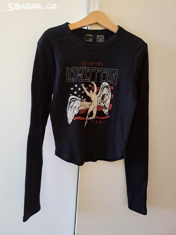 Nove tri ko Bershka Led Zeppelin vel.S Brno m sto Sbazar.cz