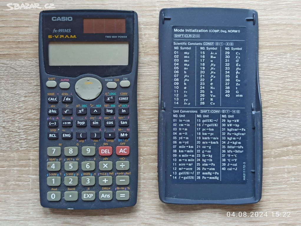 Vědecká kalkulačka Casio FX 991MS