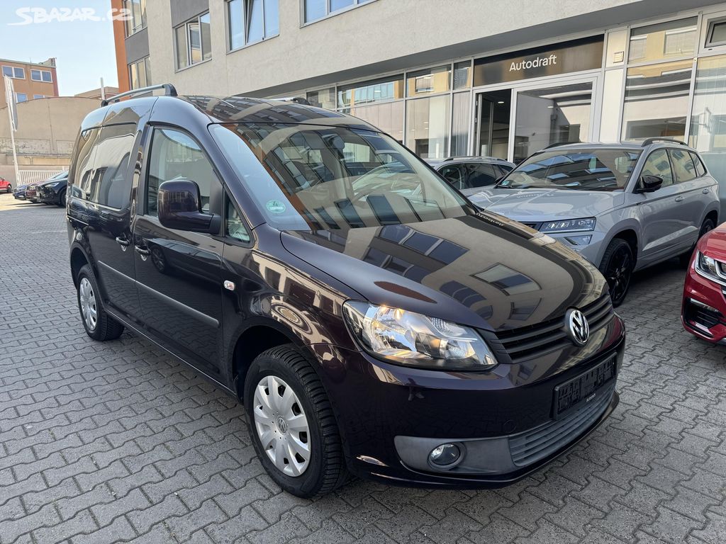 VW Caddy Kombi 1.6TDI 75kW Tažné Tempomat Navigace