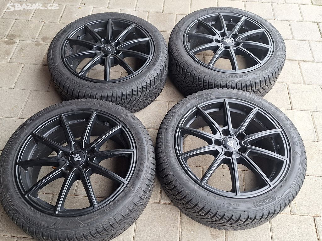 Alu kola Opel 18" 5x115 zimní pneu 235/45 R18 7+mm