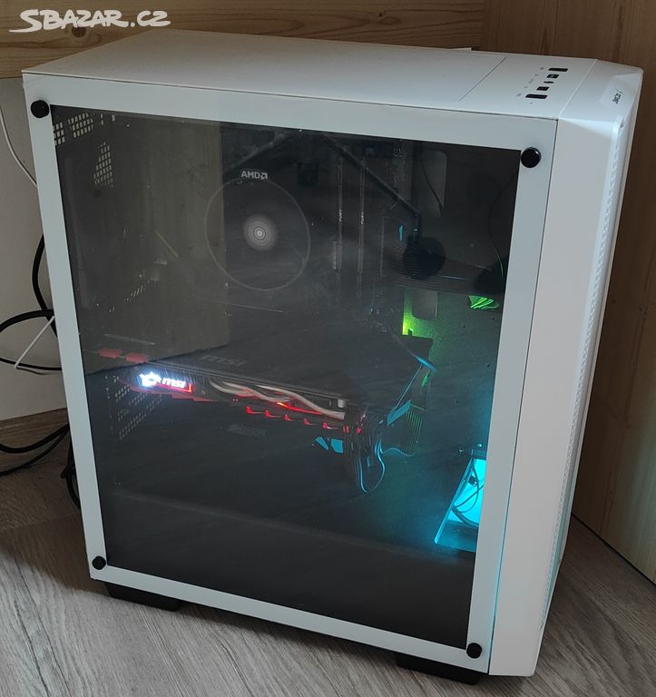 Herní PC AMD Ryzen 3600, A520, 32GB, GTX 1070TI