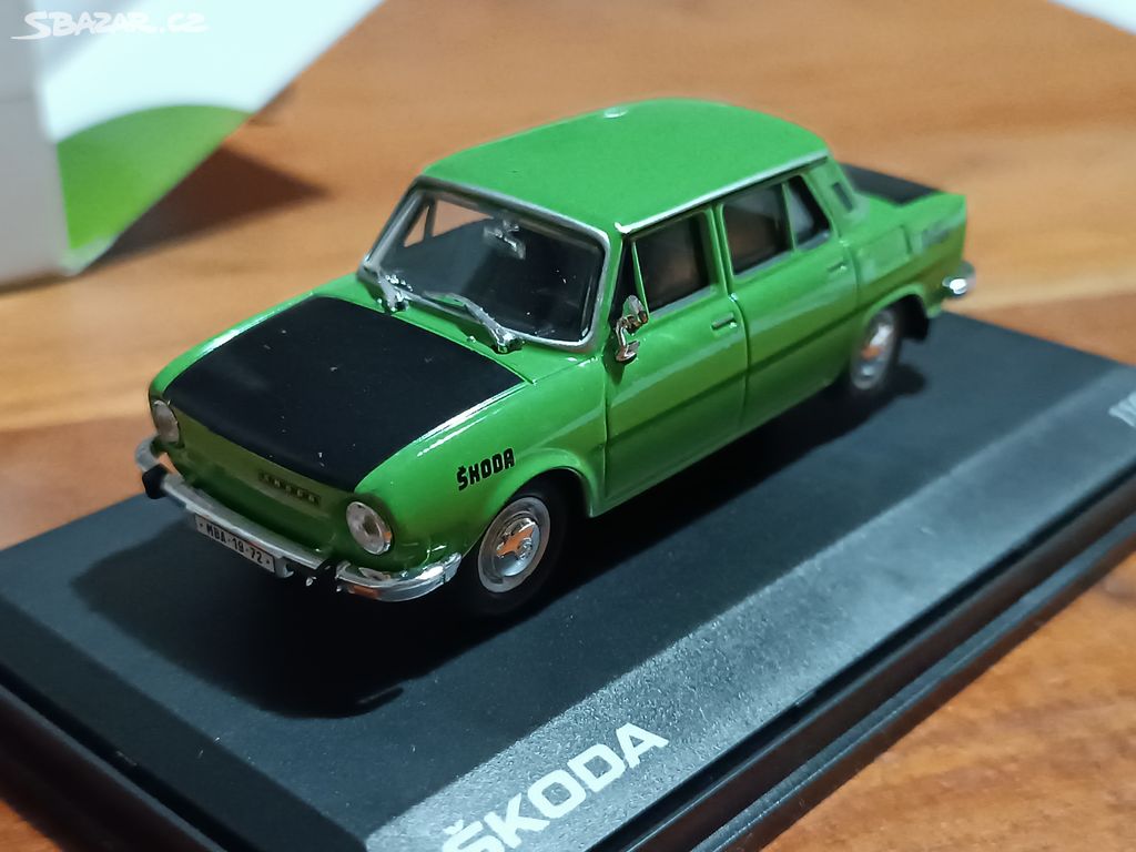 Abrex 1:43 Škoda 110L Rallye Design Zelená