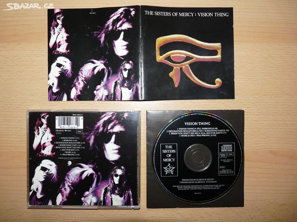 prodám CD THE SISTERS OF MERCY-Vision Things 1990