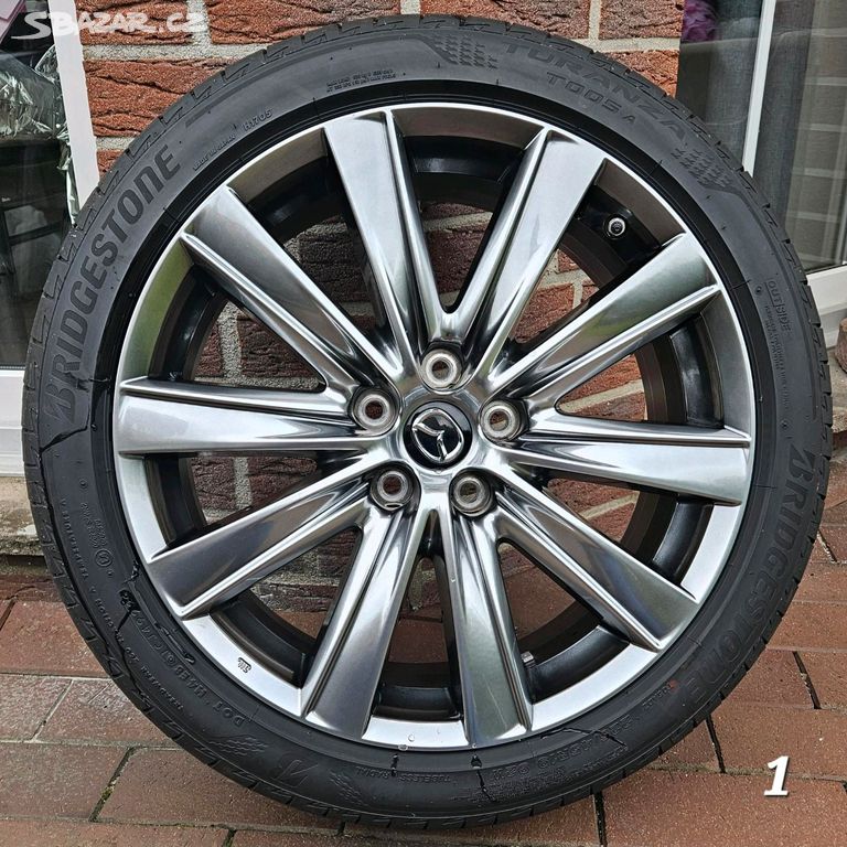 Mazda 6-Originání 19" alu kola-sada 4 letních pneu