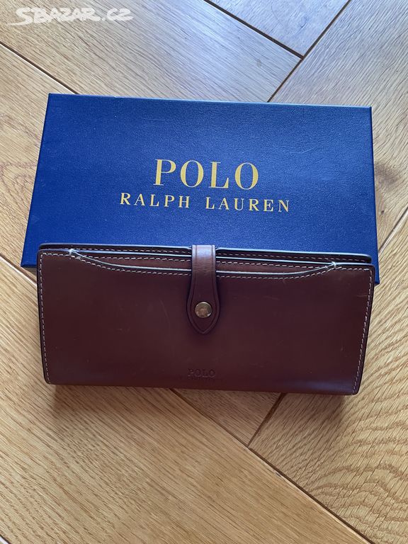 Kožená peněženka Polo Ralph Lauren