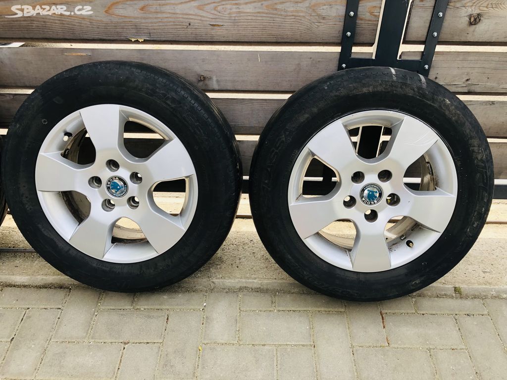 15" alu sada Helios 5x112 Octavia 2, 205/60/15