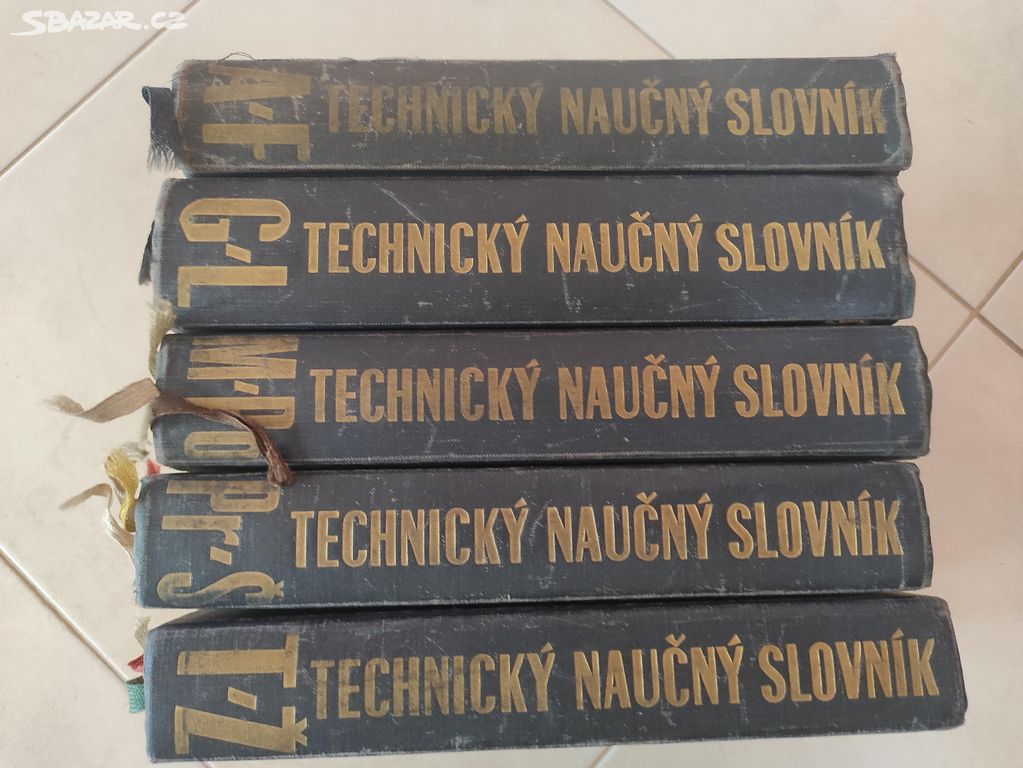 Technický naučný slovník .- komplet 5 dílů