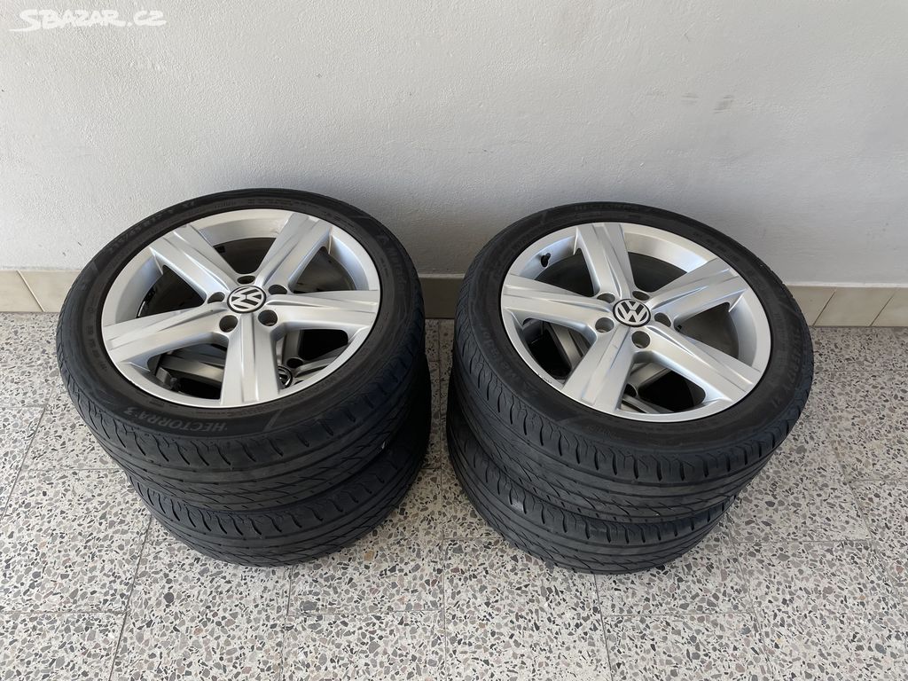 Alu kola 17 VW FONTANA 5x112 letní pneu