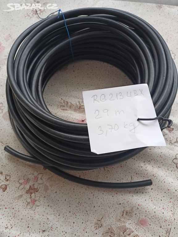 kabel koaxiální 50 Ohm RG213 UBX 29m