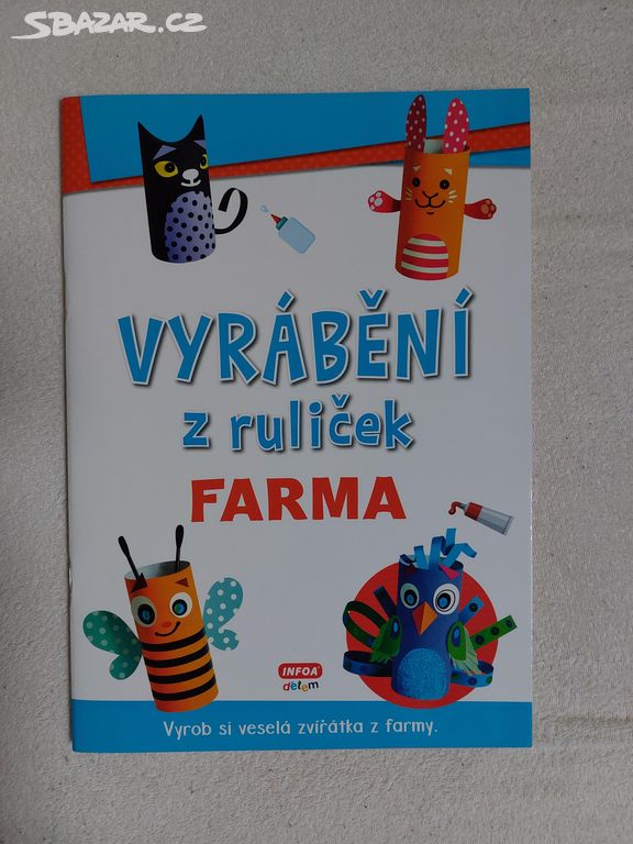 Vyrábění z ruliček farma