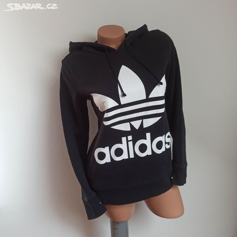 dámská mikina s kapucí Adidas 34 - 36 TOP STAV