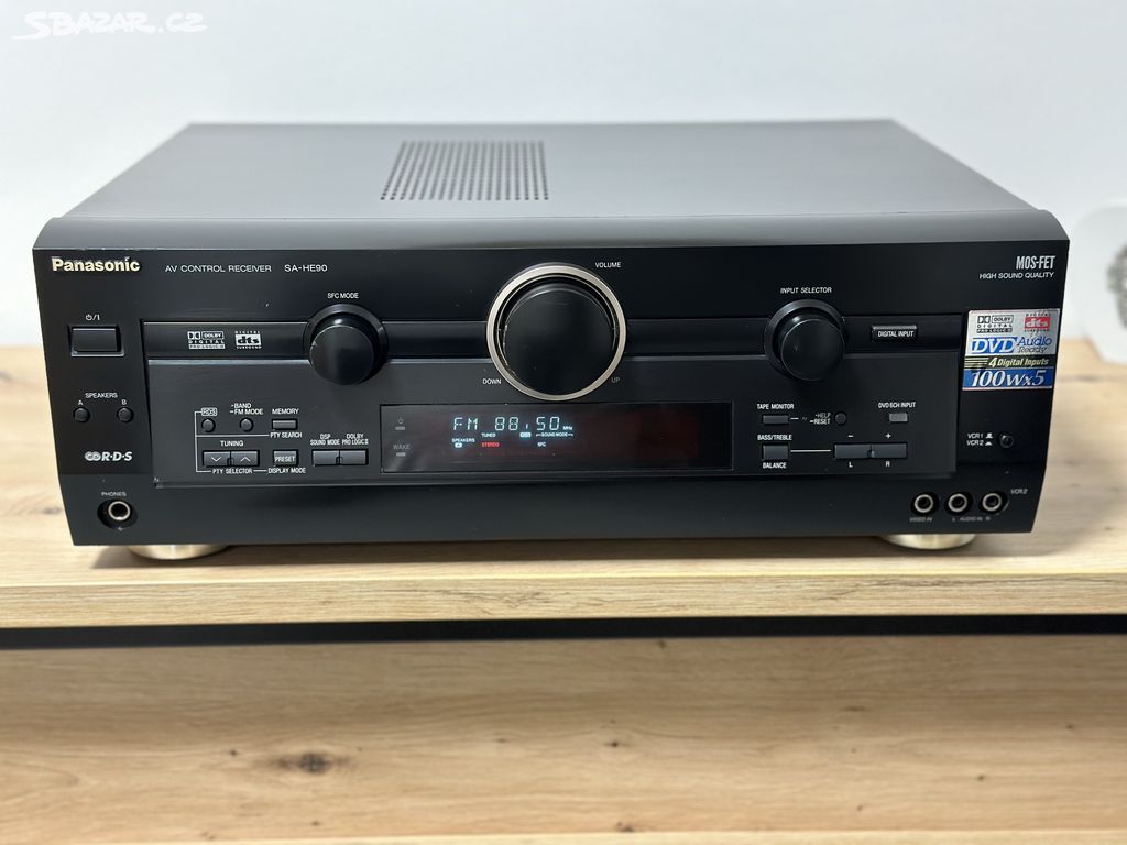 PANASONIC SA-HE90 VÝBORNÝ AV STEREO RECEIVER !!