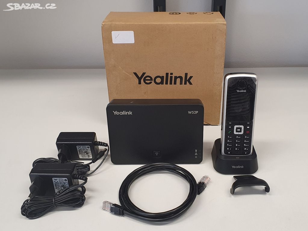 Bezdrátový VoIP telefon Yealink W52P