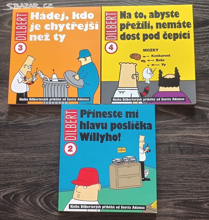 Dilbert knihy 2, 3, 4 - nejvtipnější komiks