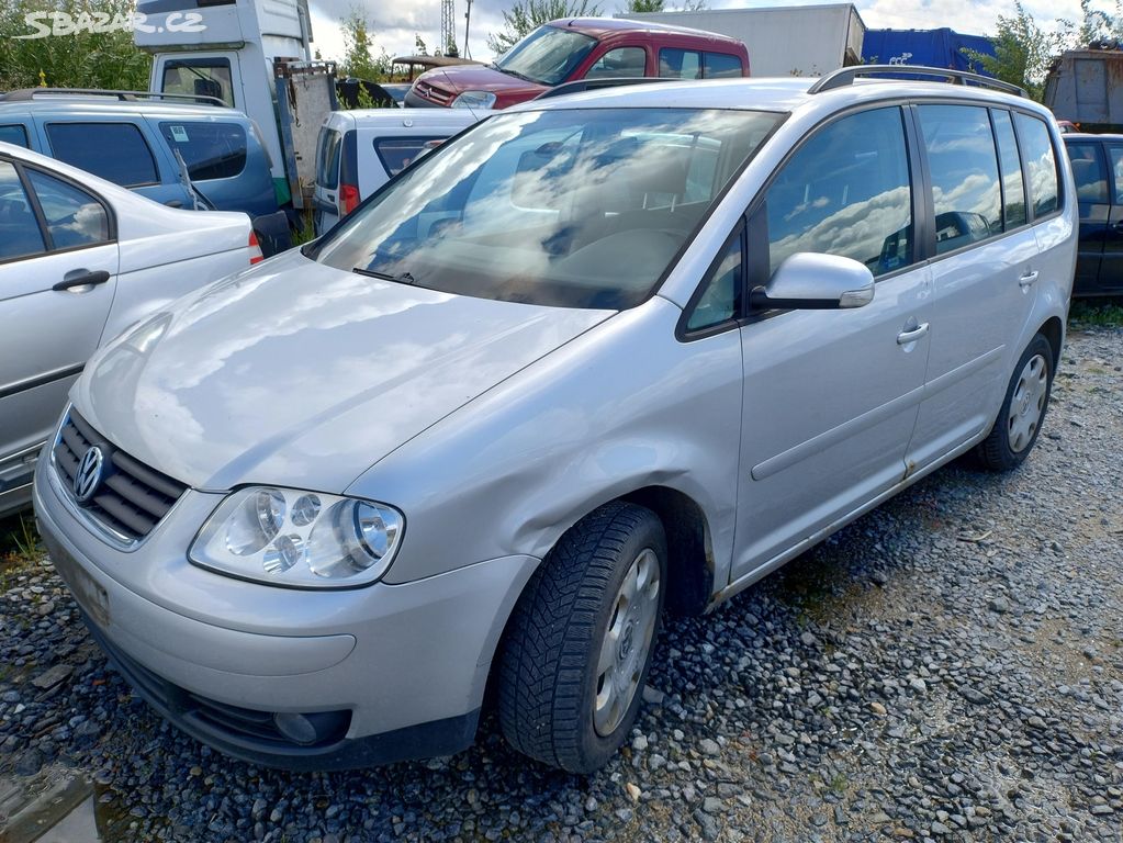 VW TOURAN 2007 7MIST 2,0TDI 103kW BKD, JEZDI, DILY