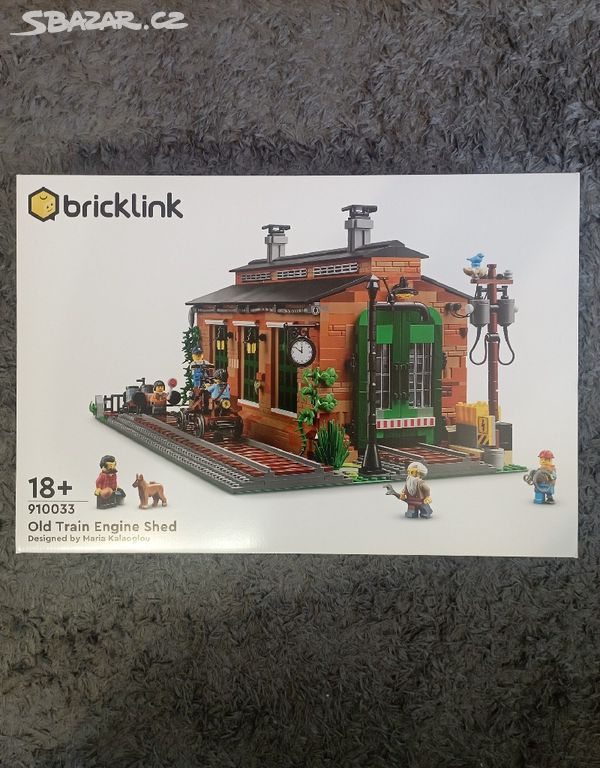 Lego Bricklink 910033 Old train Engine Shed