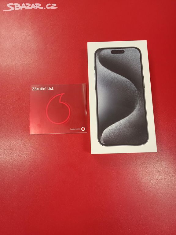 iPhone 15 Pro 128GB nový záruka Vodafone 24 měsíců