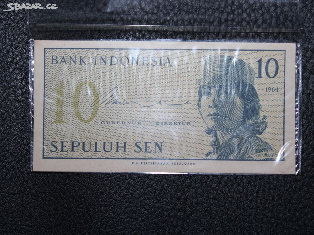 Indonésie 10 Rupií 1964