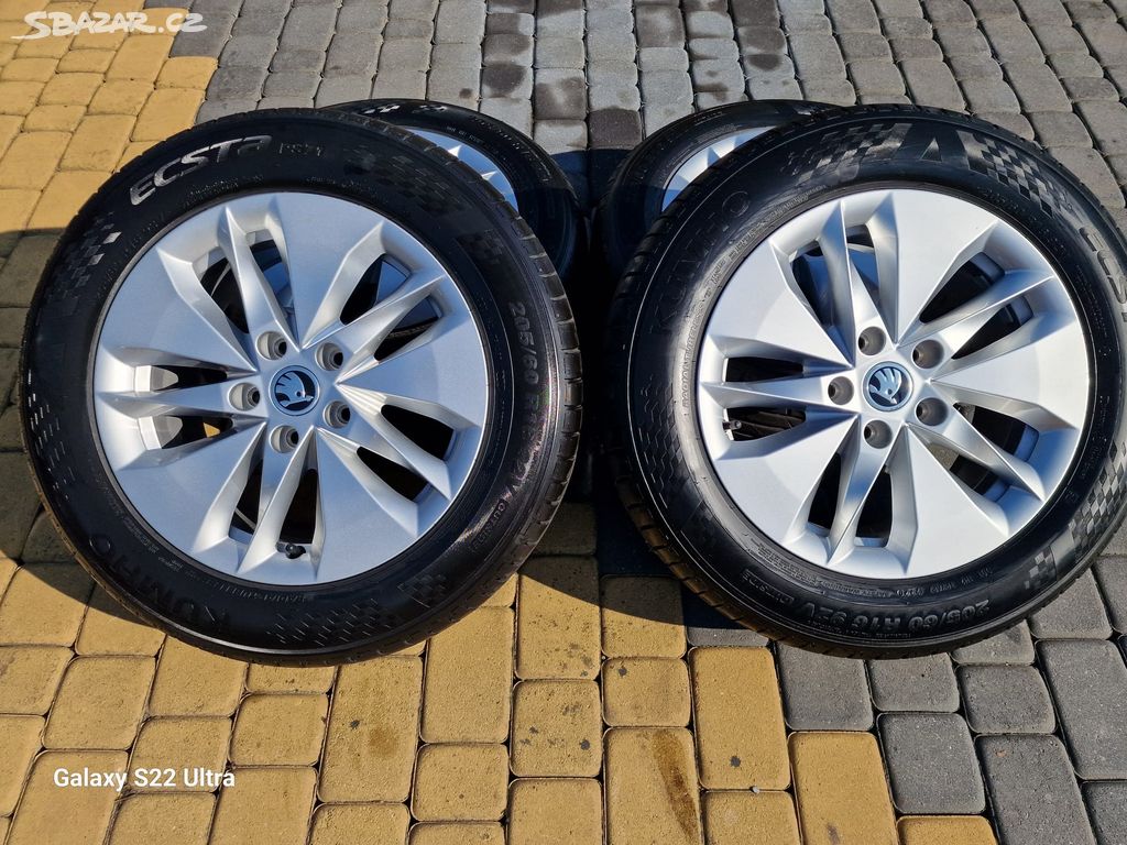 Alu letní sada 5x112 16" Octavia 4, Golf 7