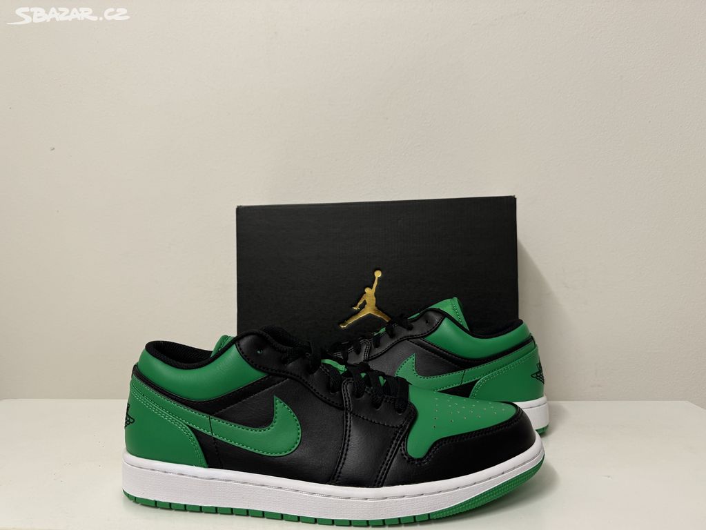 Nike Air Jordan 1 Low Lucky Green vel.44,5/28,5cm