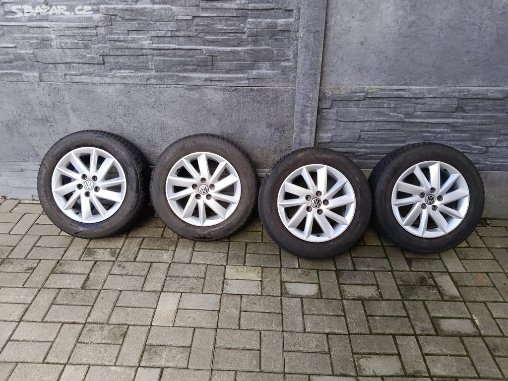 Prodám zimní kola VW R15 185/65 5x100