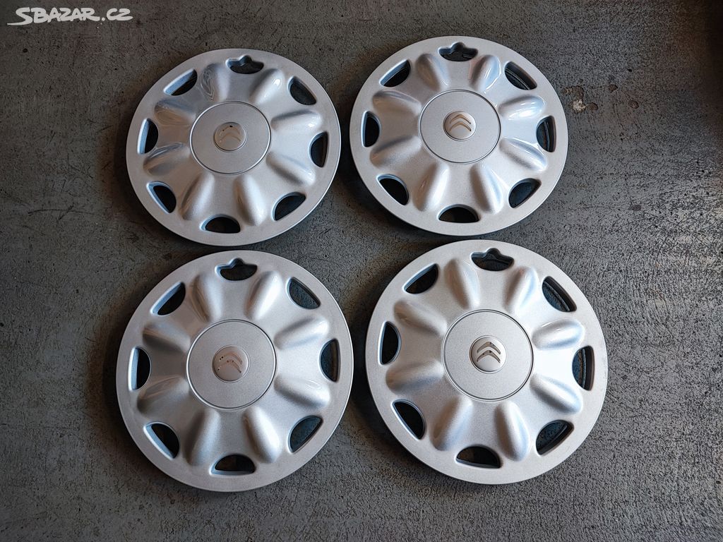 Nové poklice 15" R15 kryty kol Citroen 4ks.