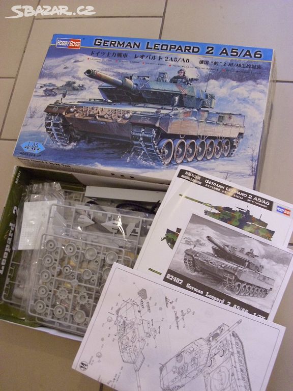 Hobby Boss German Leopard 2 A5/A6 tank 1/35 nový